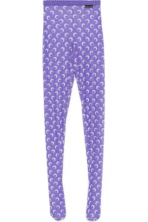 Marine Serre Strumpfhose mit Print