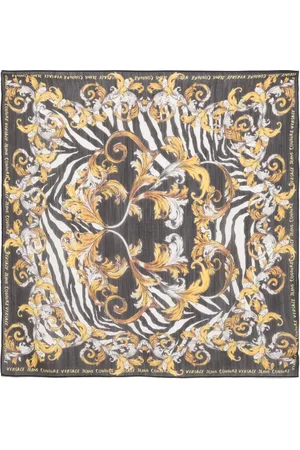VERSACE Schal mit Animalier Barocco-Print
