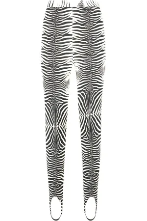 Roberto Cavalli Leggings mit Zebra-Print