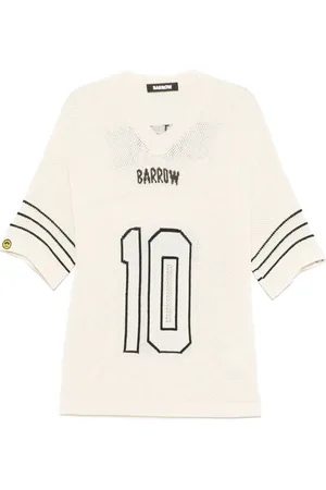 BARROW T-Shirt mit Logo-Intarsie