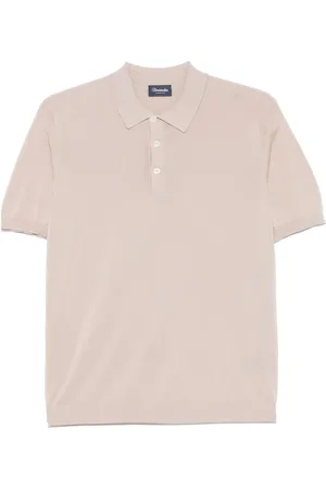 DRUMOHR Fein gestricktes Poloshirt