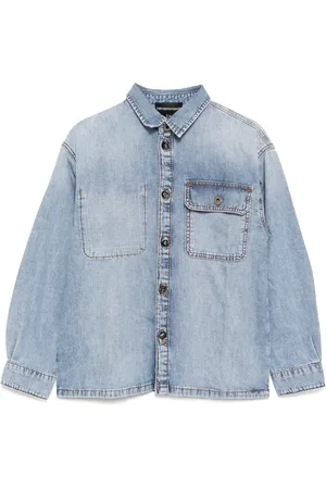 Emporio Armani Klassisches Jeanshemd