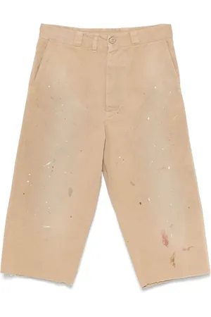 Maison Margiela Shorts mit Farbklecks-Detail