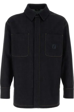 Fendi Hemdjacke aus Denim