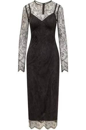Dolce & Gabbana Semi-transparentes Spitzenkleid