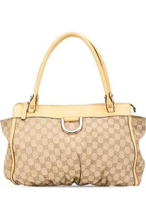Gucci 2000-2015 Abbey Tote Bag aus GG Canvas mit D-Ring