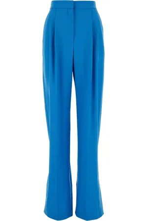 Alexander McQueen Weite Hose mit Bundfalten