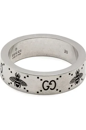 Gucci Breiter Ring mit GG-Gravur
