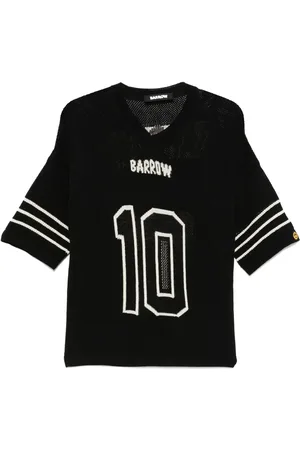 BARROW T-Shirt mit Logo-Intarsie