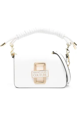 VERSACE Schultertasche mit Logo-Schild
