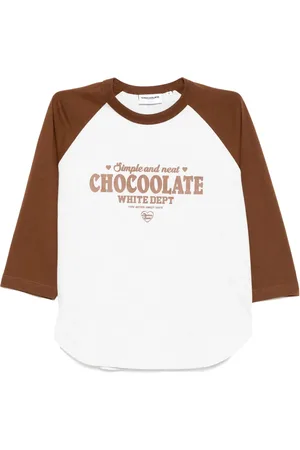 Chocoolate T-Shirt mit Logo-Print