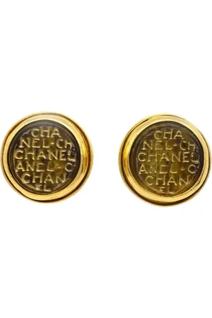 CHANEL 1999 Ohrringe mit Logo-Gravur