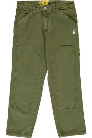 OFF-WHITE Hose mit Farbklecks-Detail