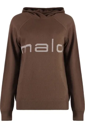 Malo Hoodie mit Logo-Print