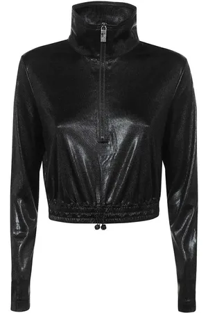 John Richmond Sweatshirt mit kurzem Reißverschluss