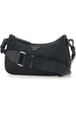 Emporio Armani Kuriertasche mit Logo-Prägung