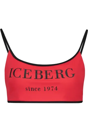 Iceberg Bikinioberteil mit Logo-Print
