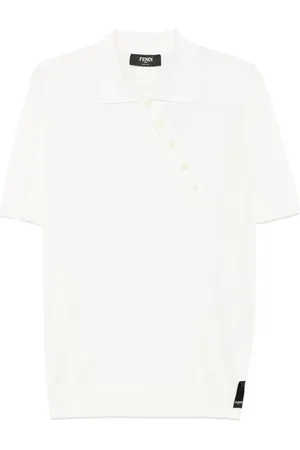 Fendi Asymmetrisches Poloshirt
