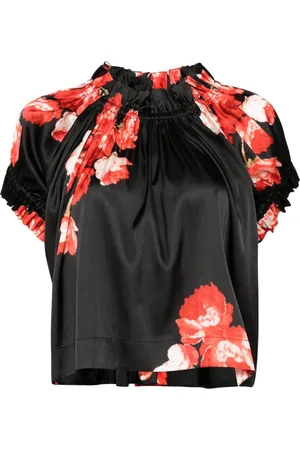 Simone Rocha Gerafftes Tulpenoberteil mit Stretchbund