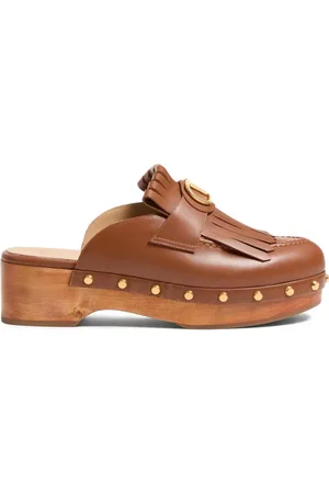 VALENTINO GARAVANI VLogo Signature Clogs mit Fransen 45mm