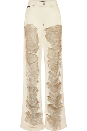 Philipp Plein Jeans im Distressed-Look