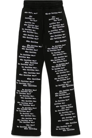 Who Decides War Jogginghose mit Logo-Print