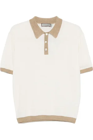 CANALI Strukturiertes Poloshirt
