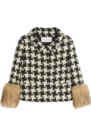 VALENTINO GARAVANI Tweed-Jacke mit Pailletten