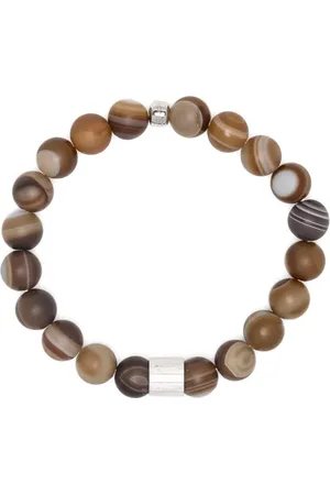 Tateossian Armband mit Achatperlen
