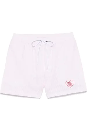 Family First Gestreifte Badeshorts