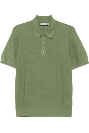 CANALI Strukturiertes Poloshirt