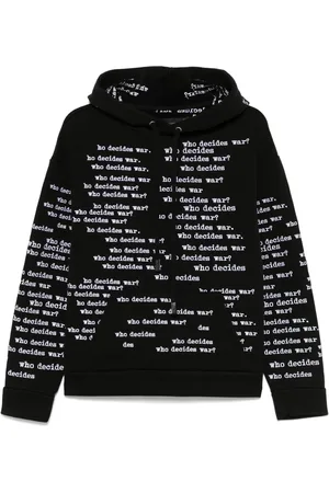 Who Decides War Hoodie mit Logo-Stickerei