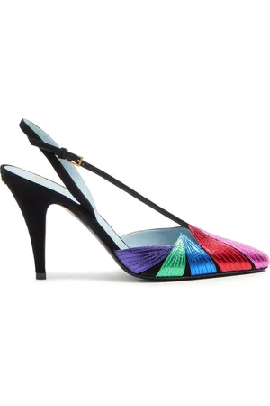 VALENTINO GARAVANI Foliefoliage Slingback-Pumps 90mm