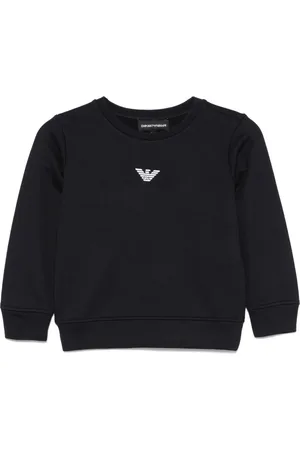 Emporio Armani Sweatshirt mit gummiertem Logo