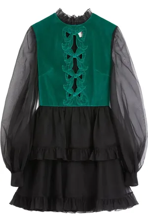 VALENTINO GARAVANI Bestickte Organza-Minikleid