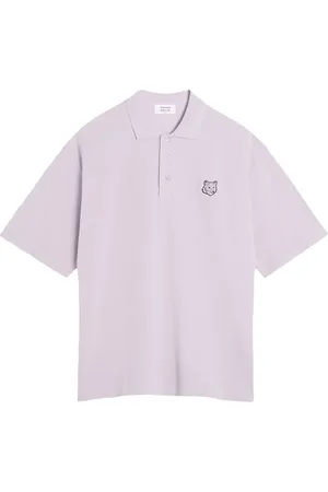 Maison Kitsuné Poloshirt mit Bold Fox Head-Applikation