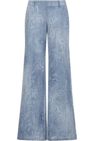 ERMANNO SCERVINO Hose aus Rosen-Jacquard