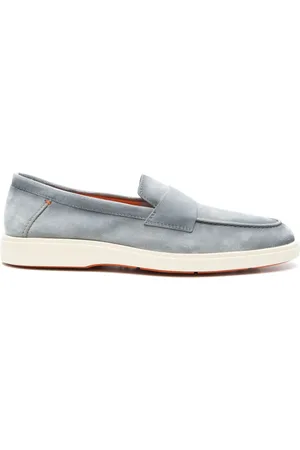 santoni Loafer aus Wildleder