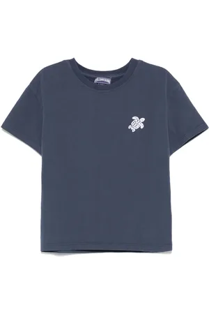 Vilebrequin T-Shirt mit aufgestickter Schildkröte