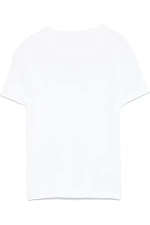 Maje T-Shirt mit Logo-Stickerei