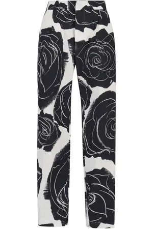 Marni Hose mit Rosen-Print