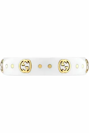 Gucci 18kt Gelbgoldring mit GG