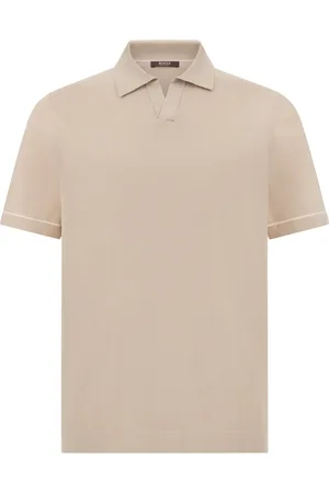 Boggi Milano Gestricktes Poloshirt