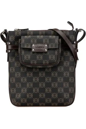 Loewe 2000-2024 Anagram Umhängetasche aus beschichtetem Canvas