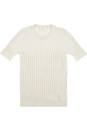 ZANONE T-Shirt aus geripptem Strick