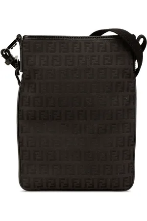 Fendi 2000-2010 Zucchino Canvas Umhängetasche