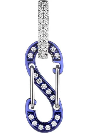 Eera 18kt kleiner Romy Weißgoldohrring mit Diamant
