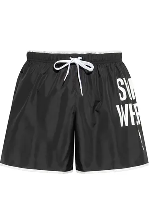 Moschino Badeshorts mit Text-Print