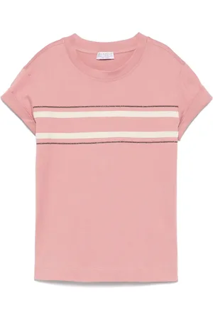Brunello Cucinelli T-Shirt mit Monili-Detail