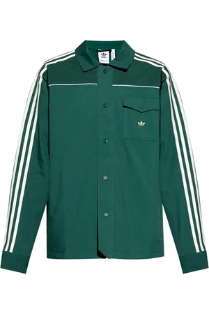 adidas Hemdjacke mit Logo-Stickerei